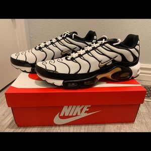 Size 13 - Nike Air Max Plus White Metallic Gold